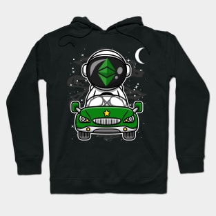 Astronaut Car Ethereum Classic Crypto ETH Coin To The Moon Crypto Token Cryptocurrency Wallet Birthday Gift For Men Women Kids Hoodie